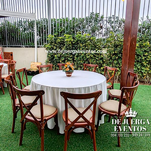 Sillas Madera Crossback